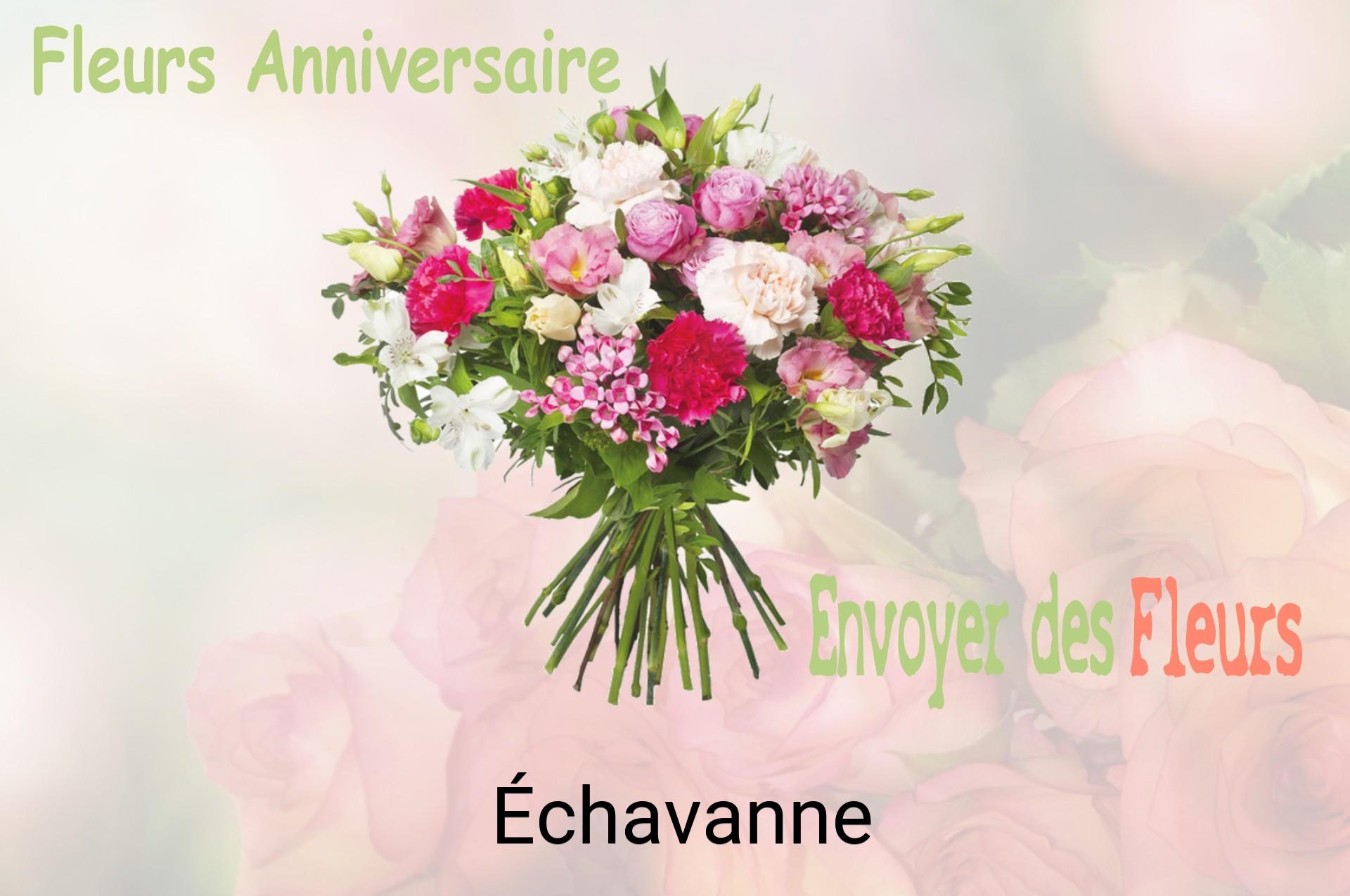 Bouquet de fleurs d’anniversaire livré à Échavanne