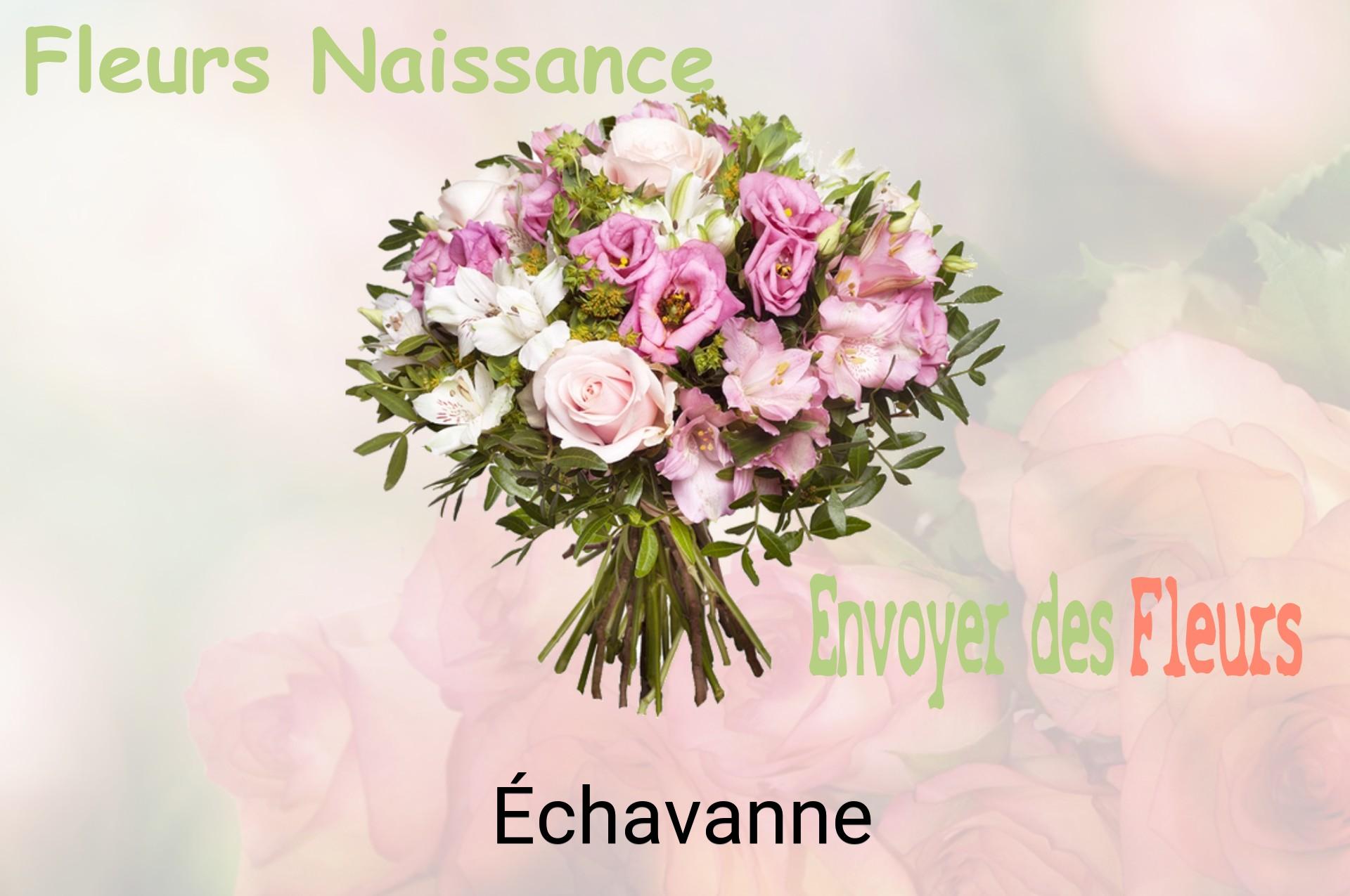 Bouquet de fleurs de naissance livré à Échavanne